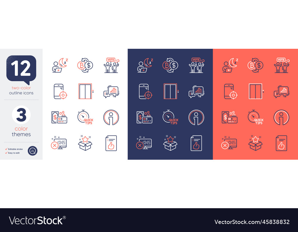 Set of seo phone lift and shift line icons vector image Set of seo phone lift and shift line icons