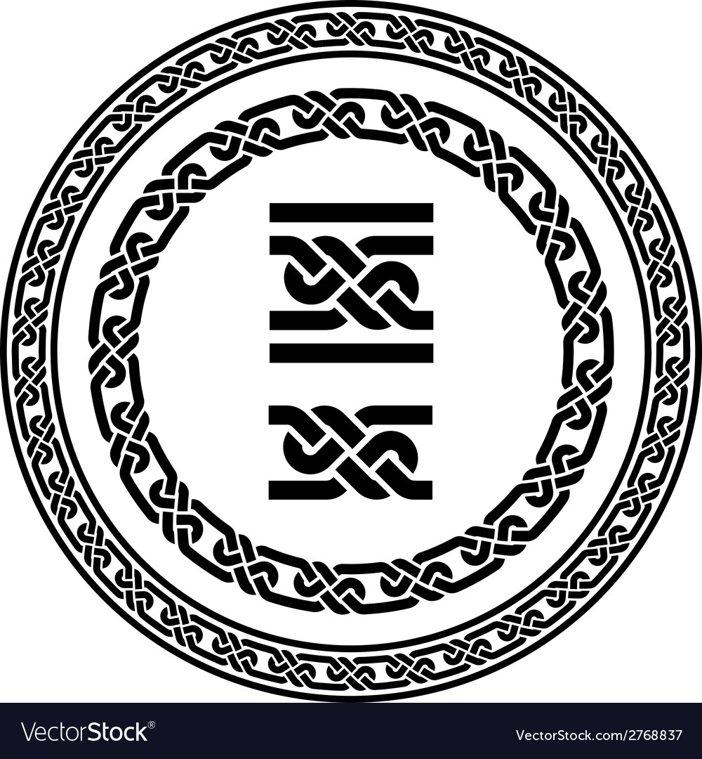 Celtic Knot Frame Pattern
