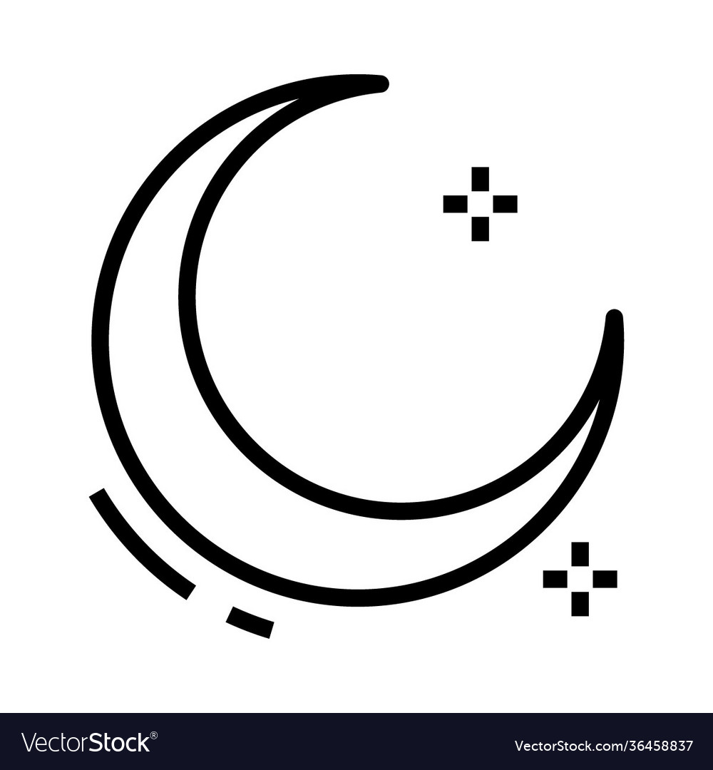 Crescent Royalty Free Vector Image - VectorStock