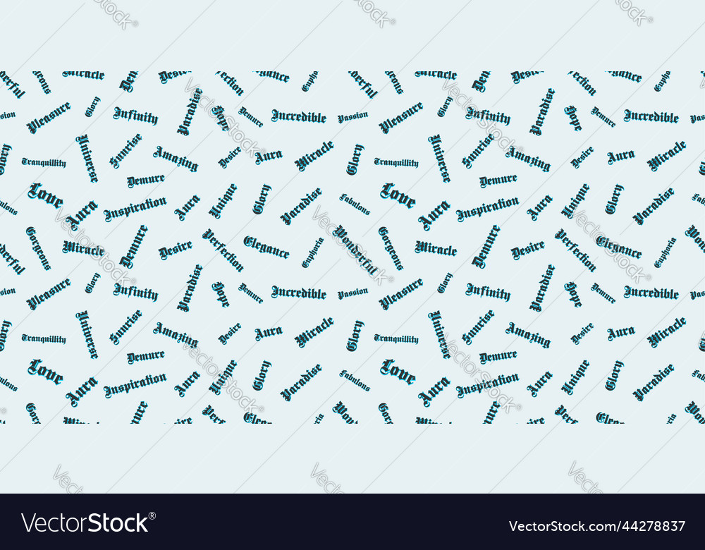 Gothic Word Pattern - Celestial