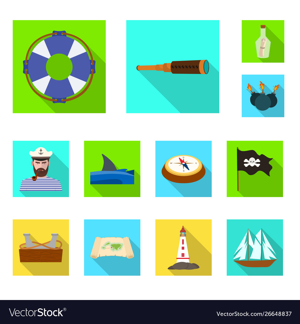 Isolated object travel and attributes icon vector image Isolated object travel and attributes icon