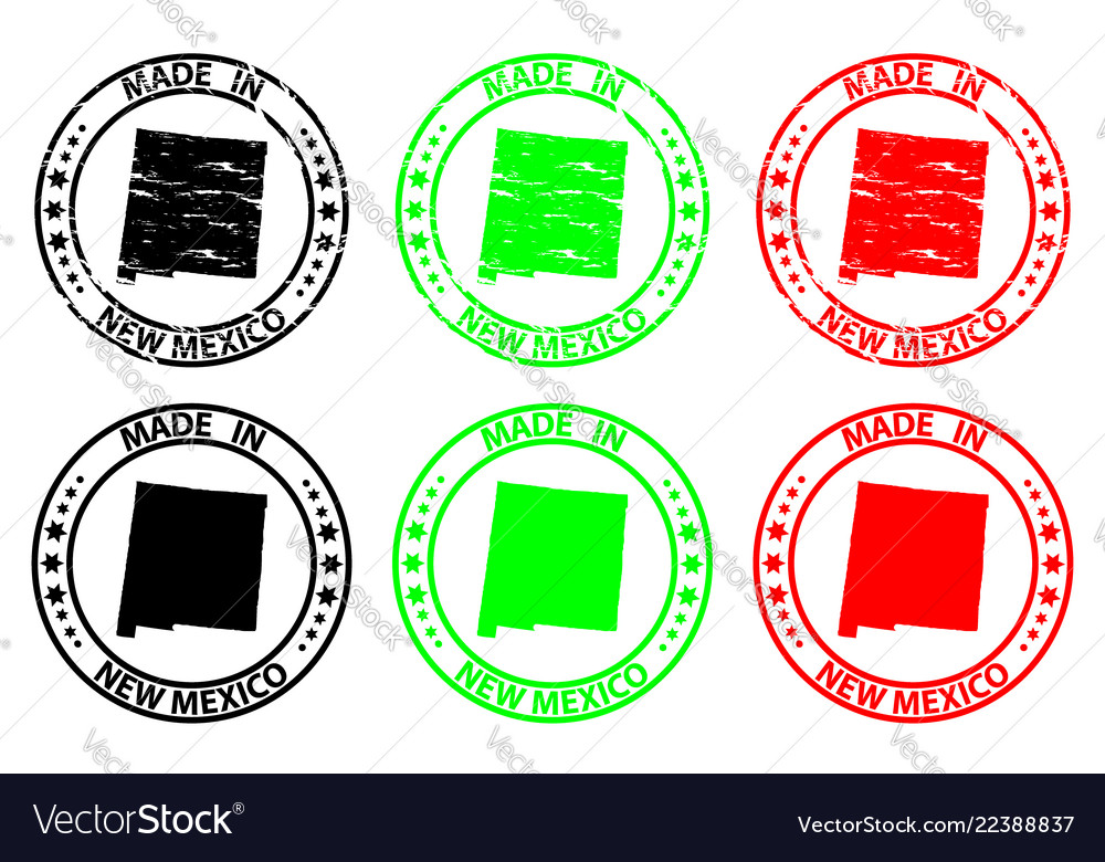 Made in new mexico rubber stamp Royalty Free Vector Image