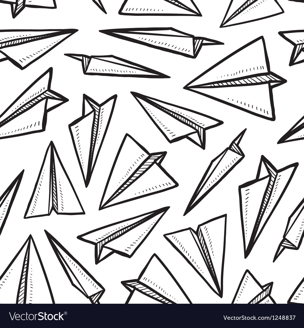 Paper planes pattern