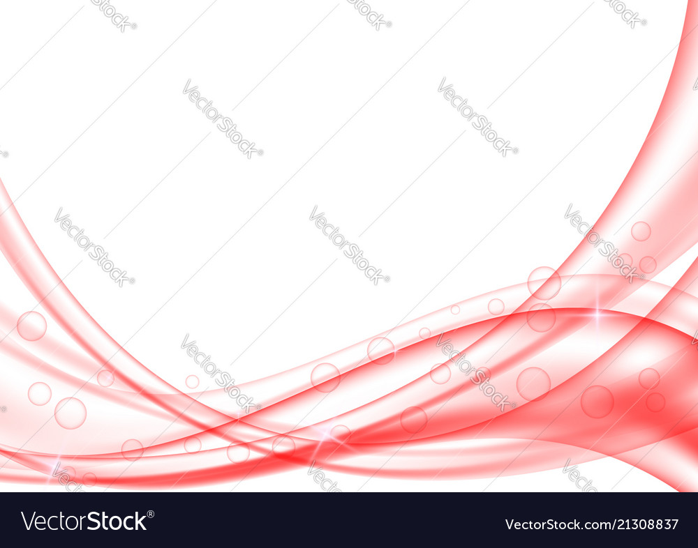 Red Abstract Wave Background