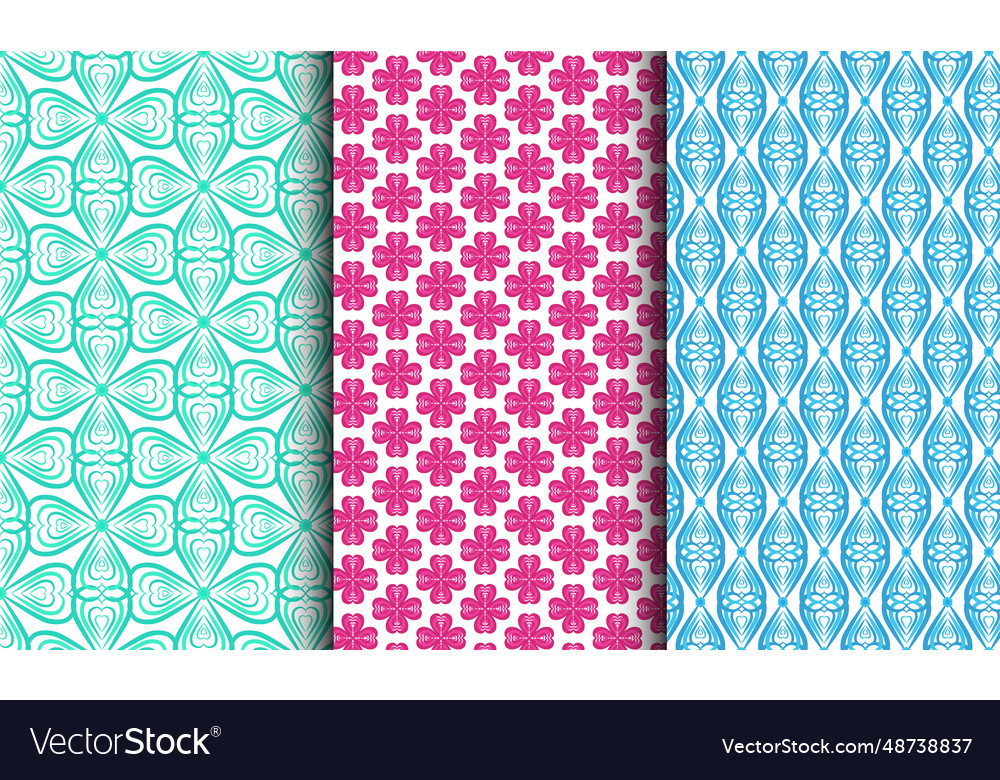 Set of seamless cloth patterns design