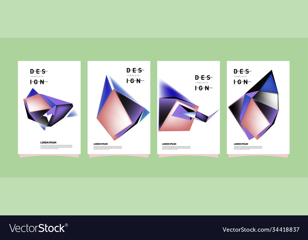 Simple colorful abstract geometric background vector image Simple colorful abstract geometric background