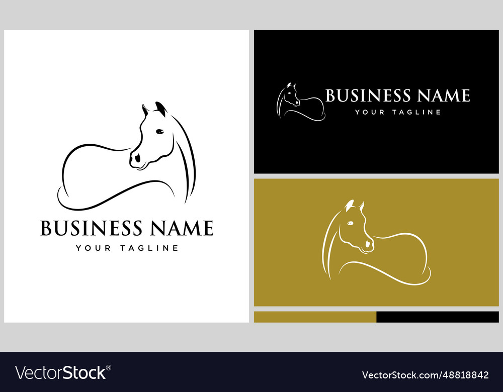 Arabian horse design template