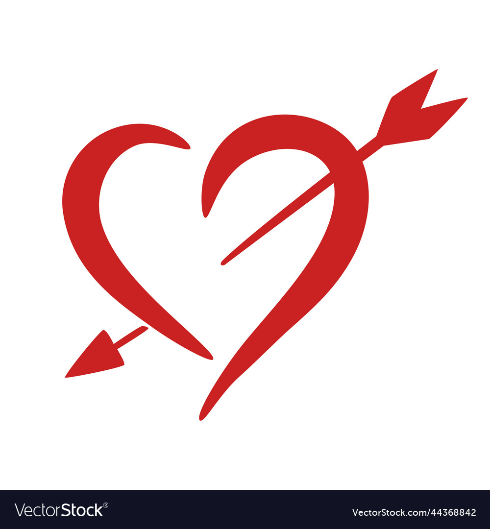 Heart and love for valentines day holiday Vector Image