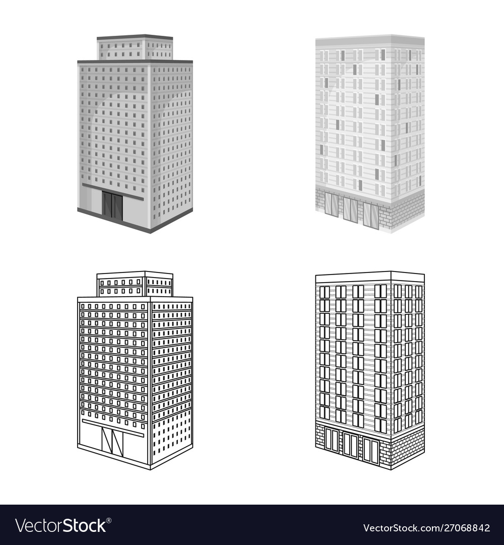 Isolated object construction and building logo