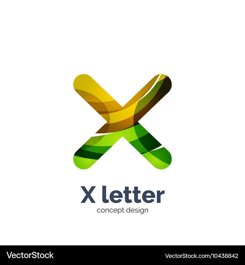 Letter x logo Royalty Free Vector Image - VectorStock