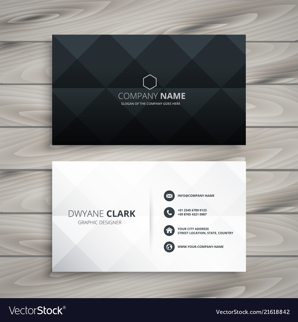 Black And White Business Cards Templates Free – Mightyprintingdeals.com