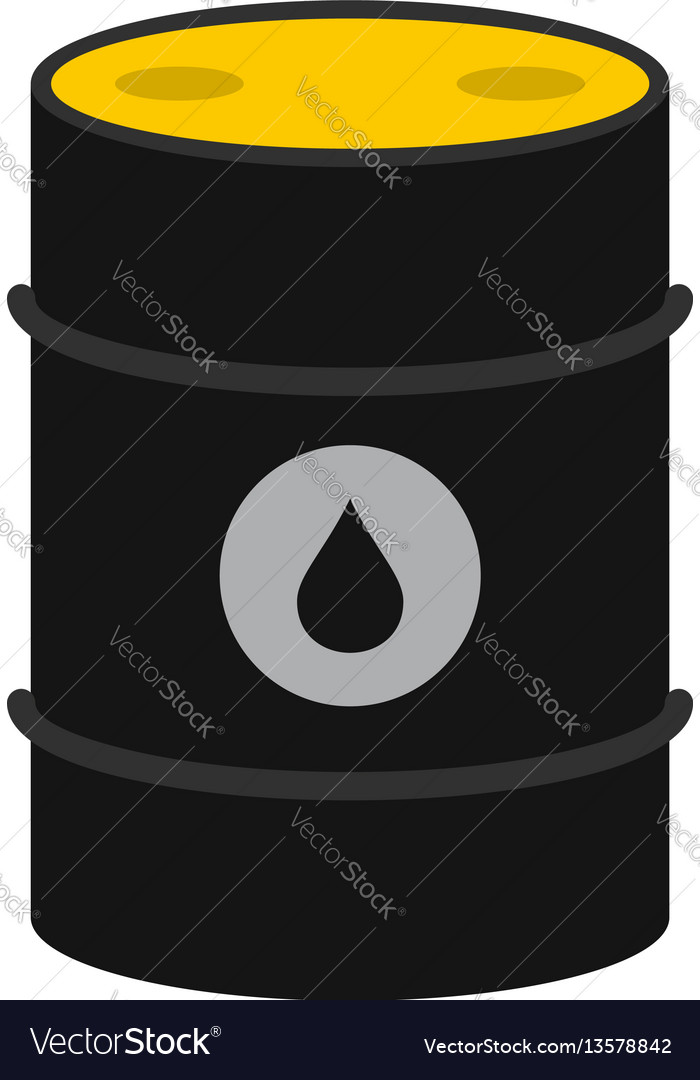 Oil icon flat style Royalty Free Vector Image - VectorStock