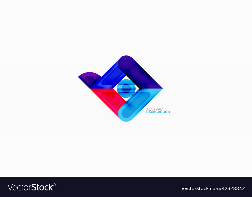 Square and circle minimal abstract background Vector Image Square and circle minimal abstract background