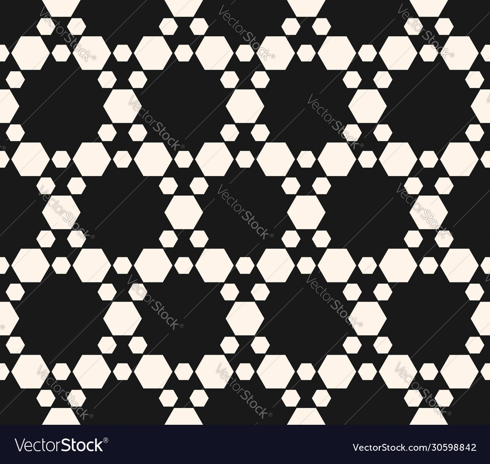Subtle geometric seamless pattern hexagonal grid vector image Subtle geometric seamless pattern hexagonal grid