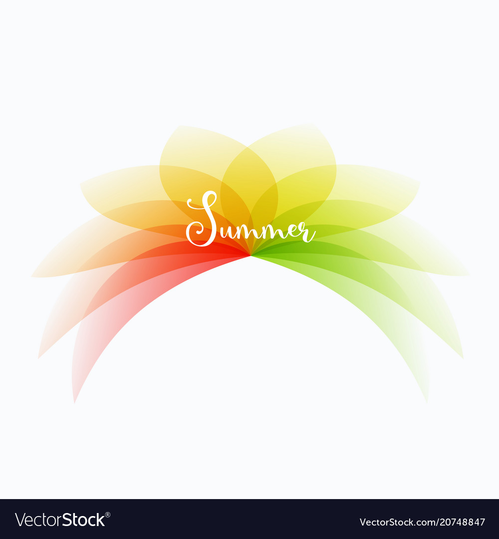 Abstract design colourful elements