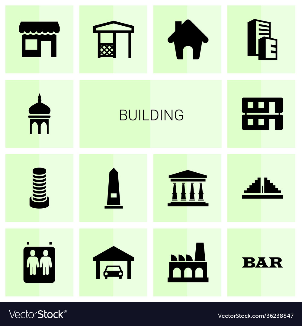 Building icons