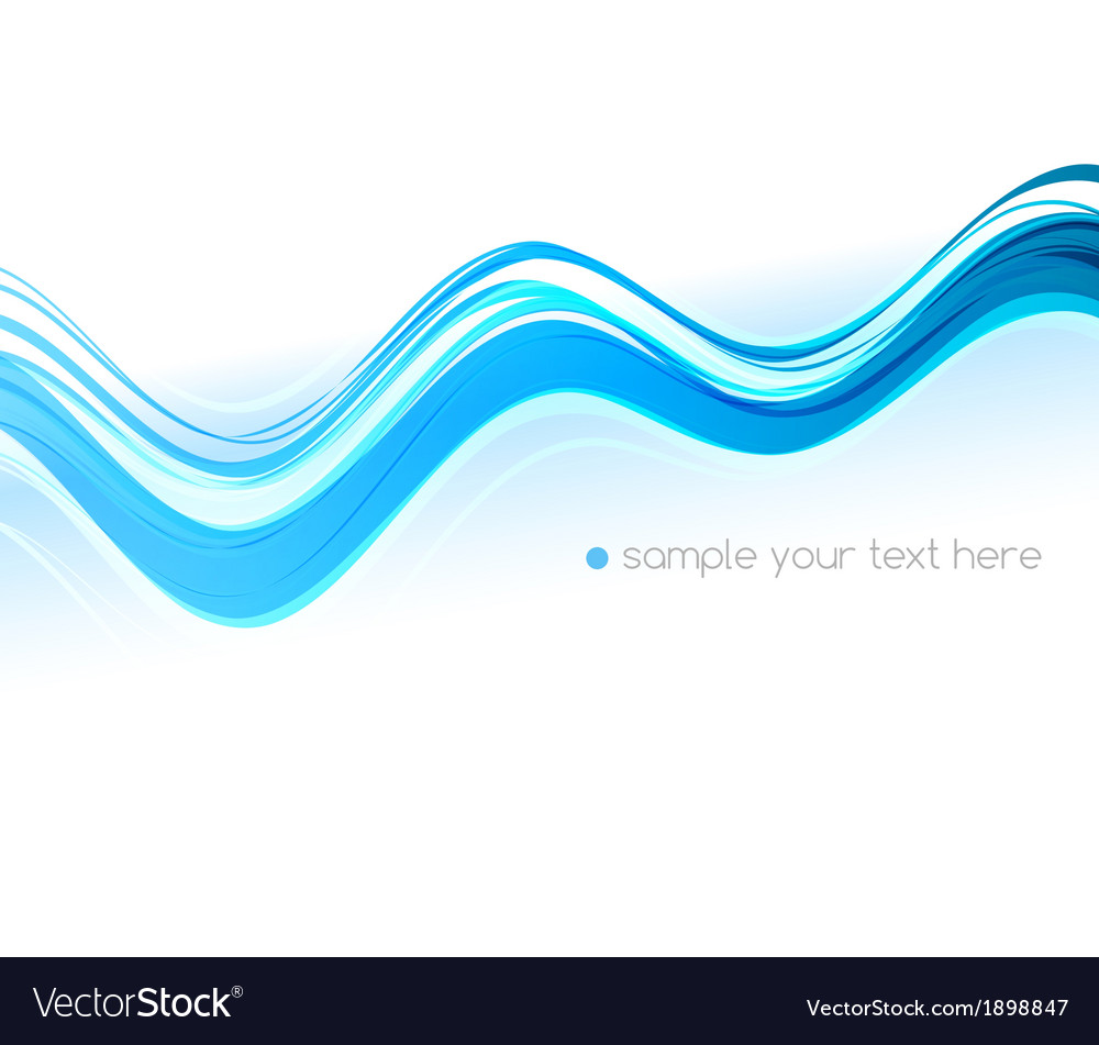 Business background wave Royalty Free Vector Image