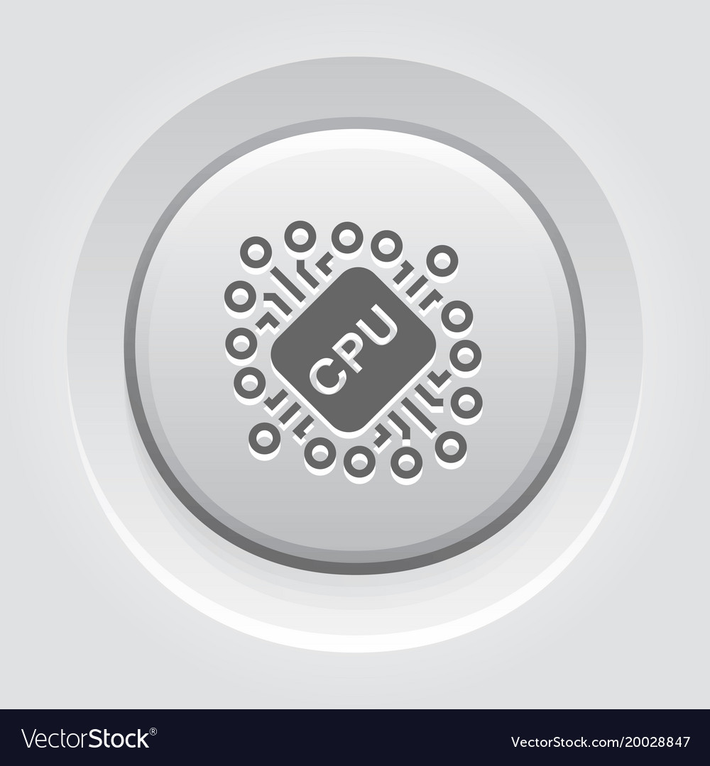 Cryptocurrency cpu mining icon