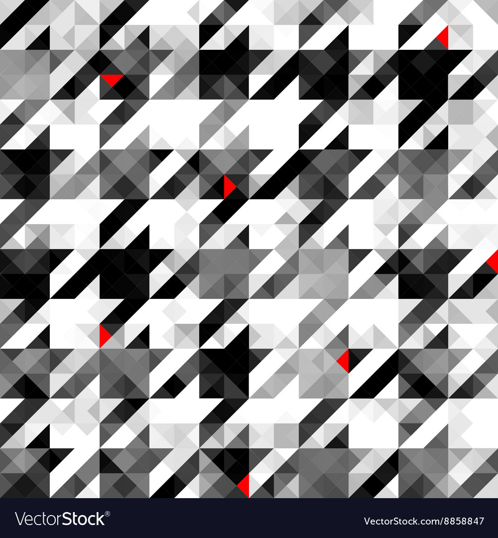 Houndstooth pattern on abstract geometric