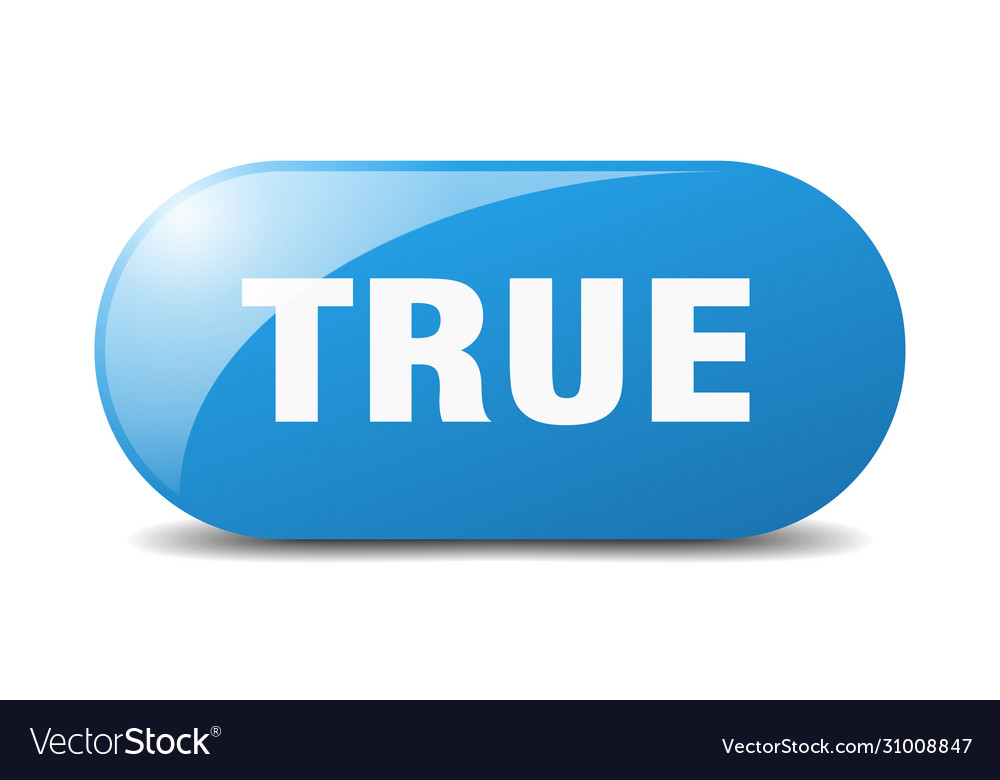 True button sign key push