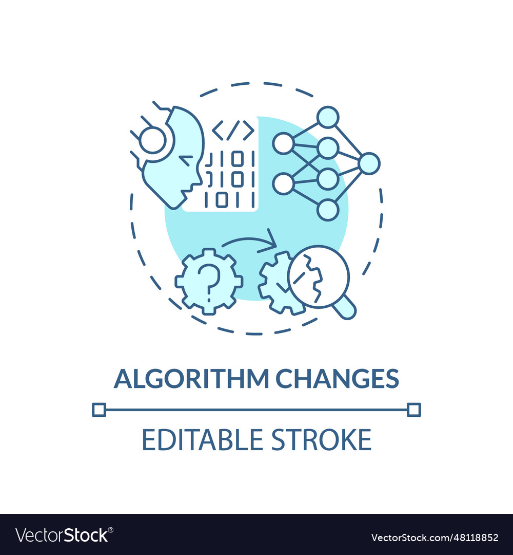 2d customizable algorithm changes line icon