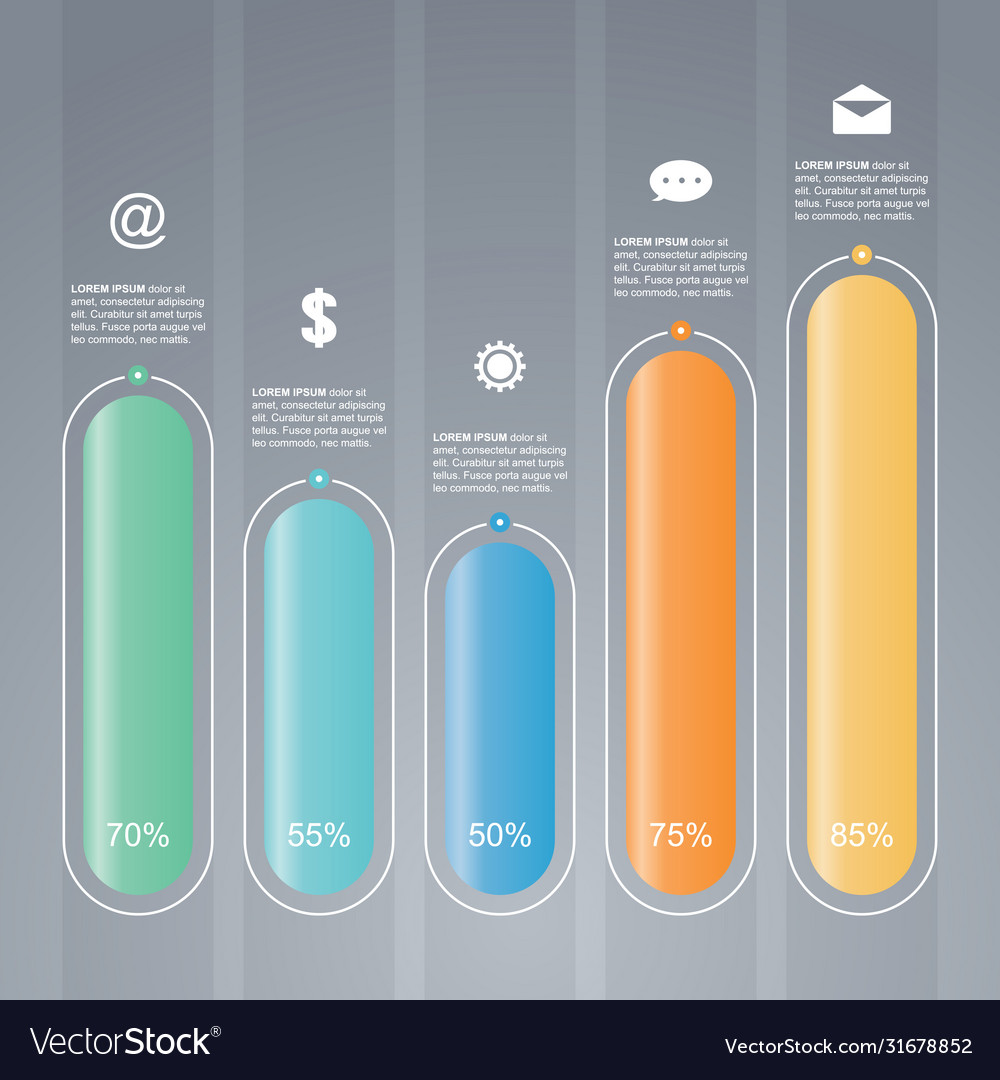 Bar chart graph diagram statistical business vector image Bar chart graph diagram statistical business