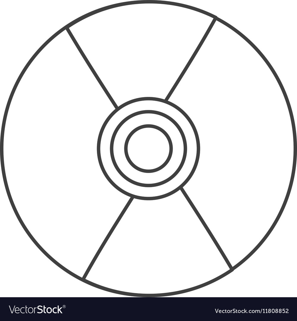 Compact disk audio device icon
