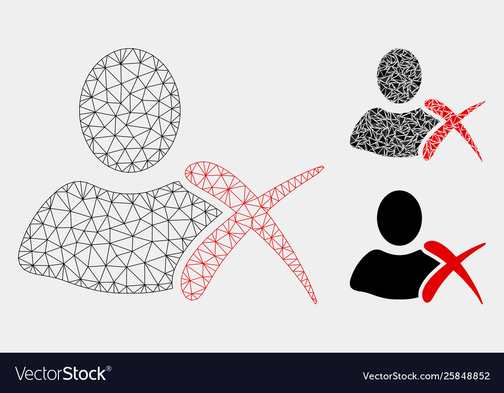 Erase mesh wire frame model and triangle Vector Image Erase mesh wire frame model and triangle