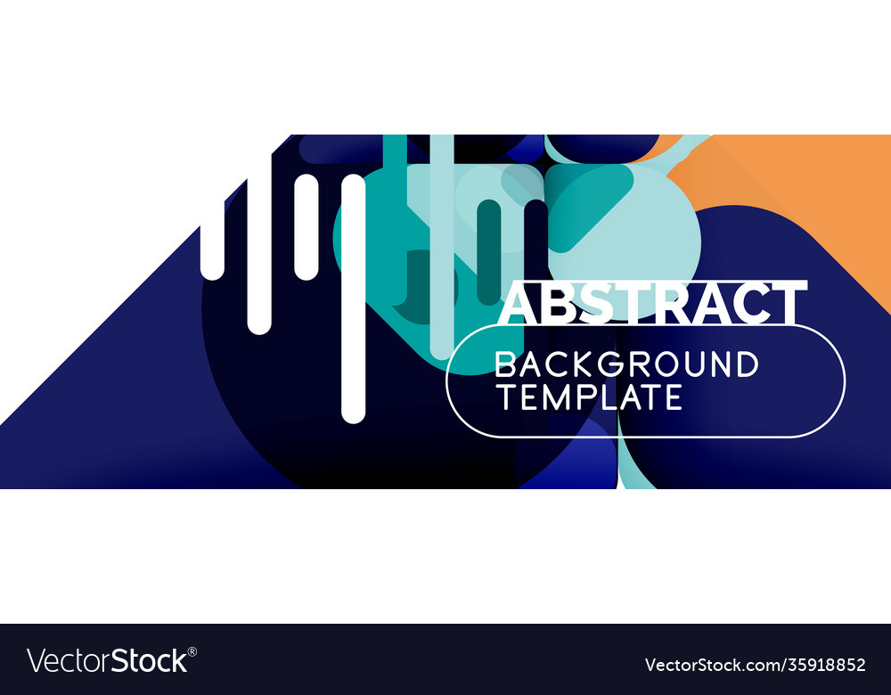 Flat geometric round shapes and dynamic lines