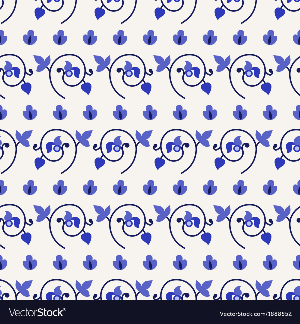 Seamless pattern with flowers