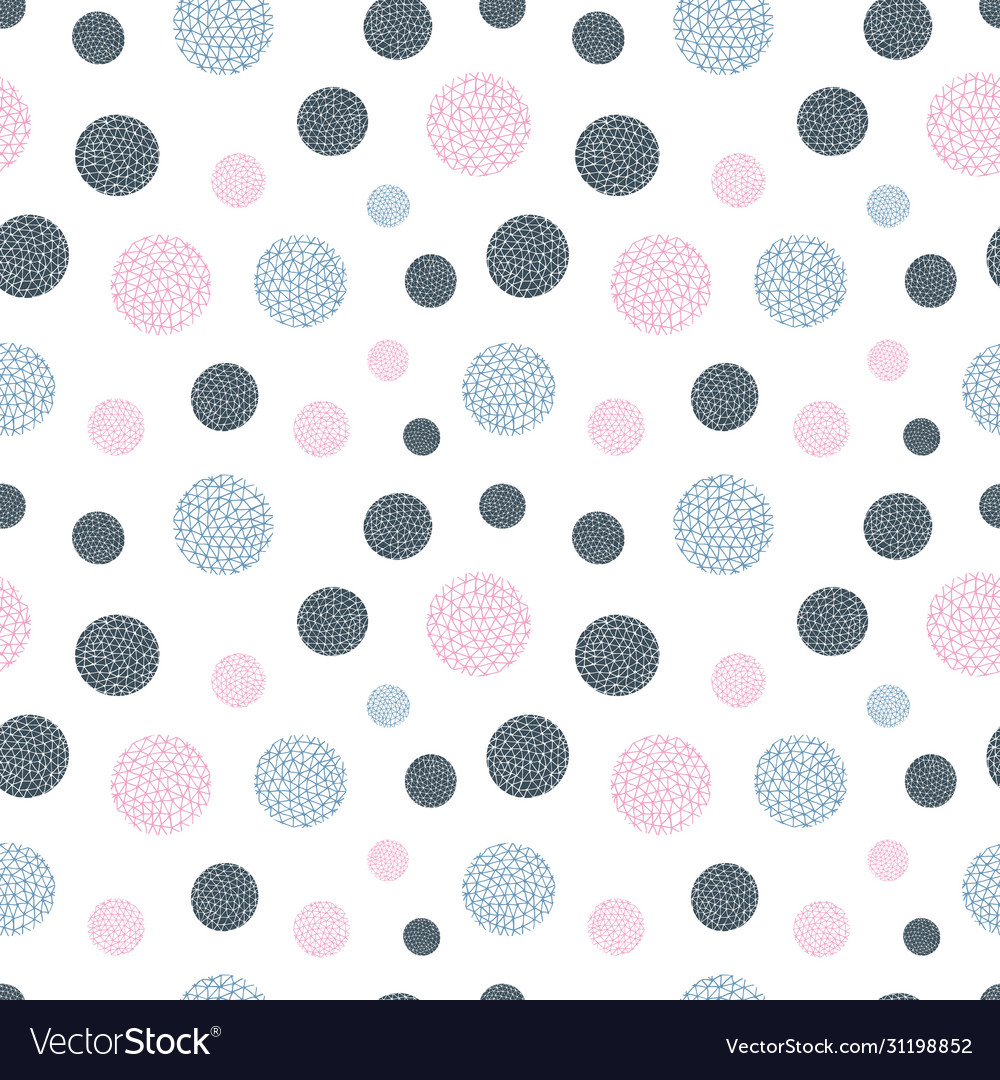 Spotty circular repeat pattern