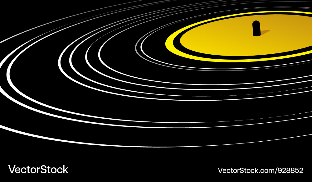 Vinyl record Royalty Free Vector Image - VectorStock
