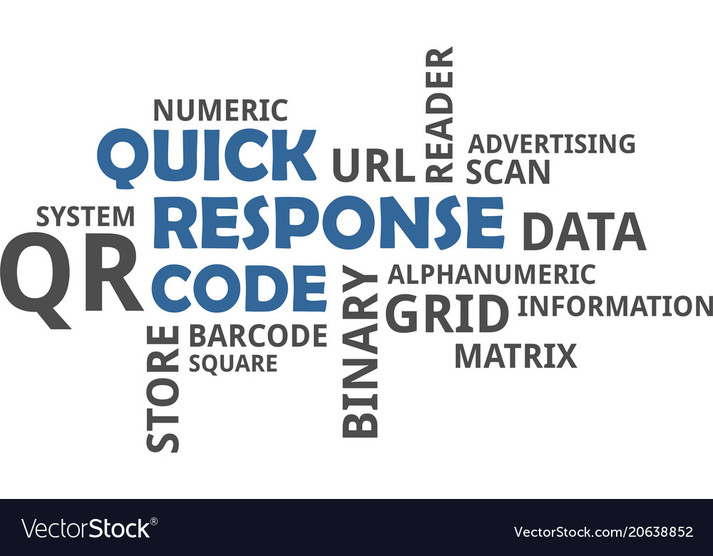 word-cloud-qr-code-royalty-free-vector-image