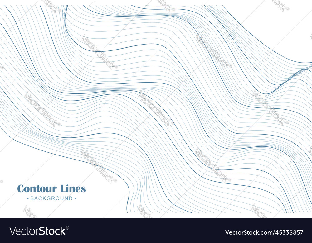 Abstract contour line background