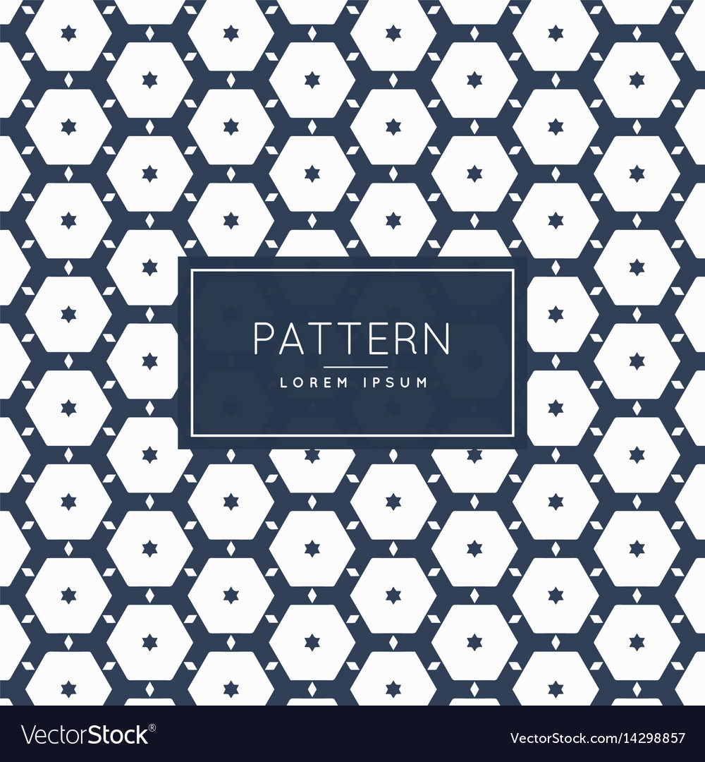Abstract honeycomb pattern