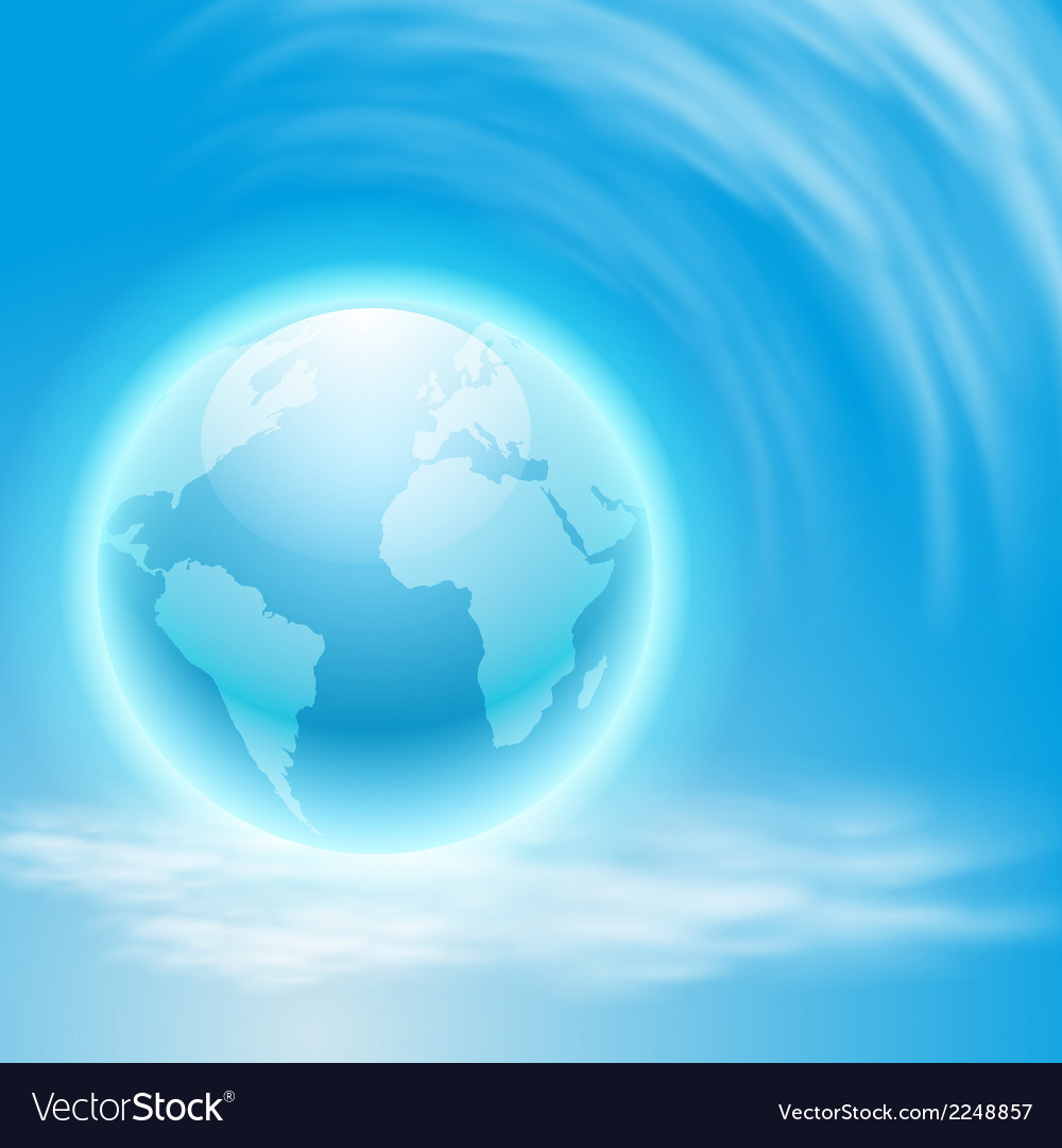 Background with globe