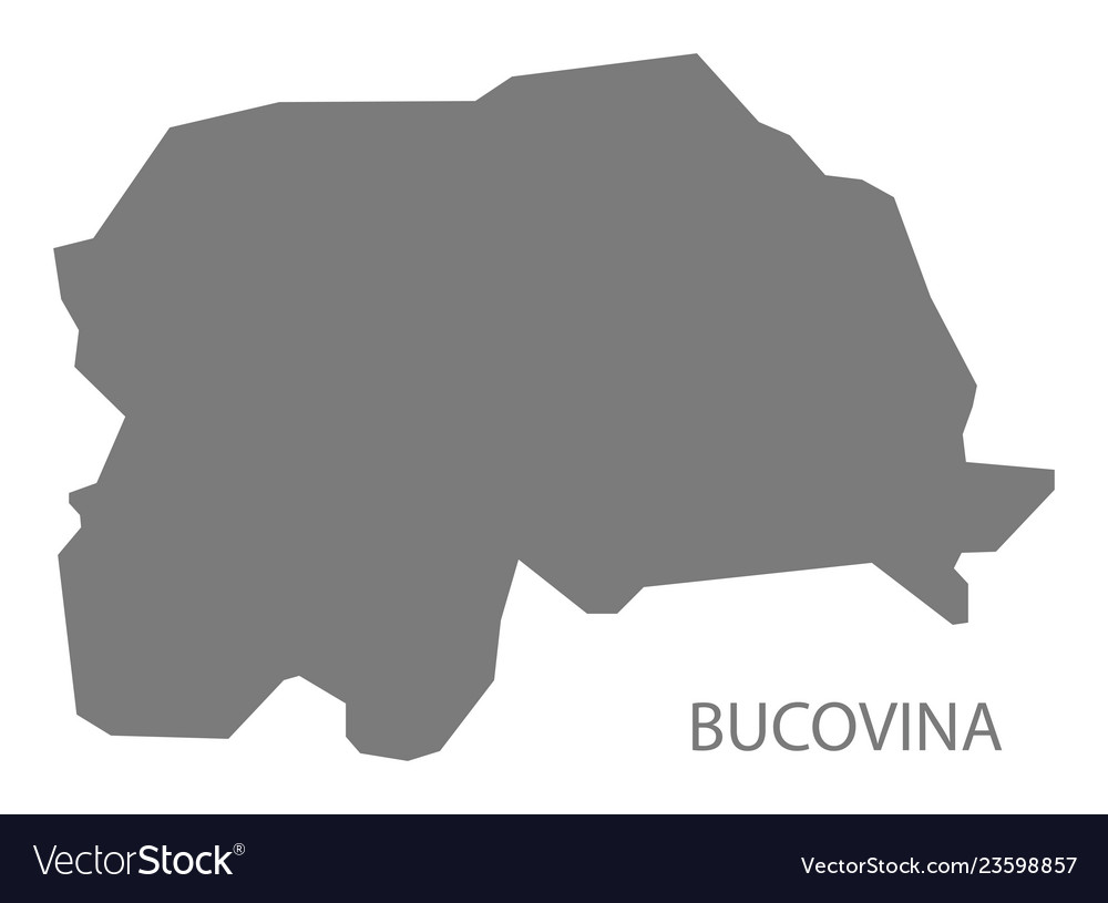 Bucovina romania map grey