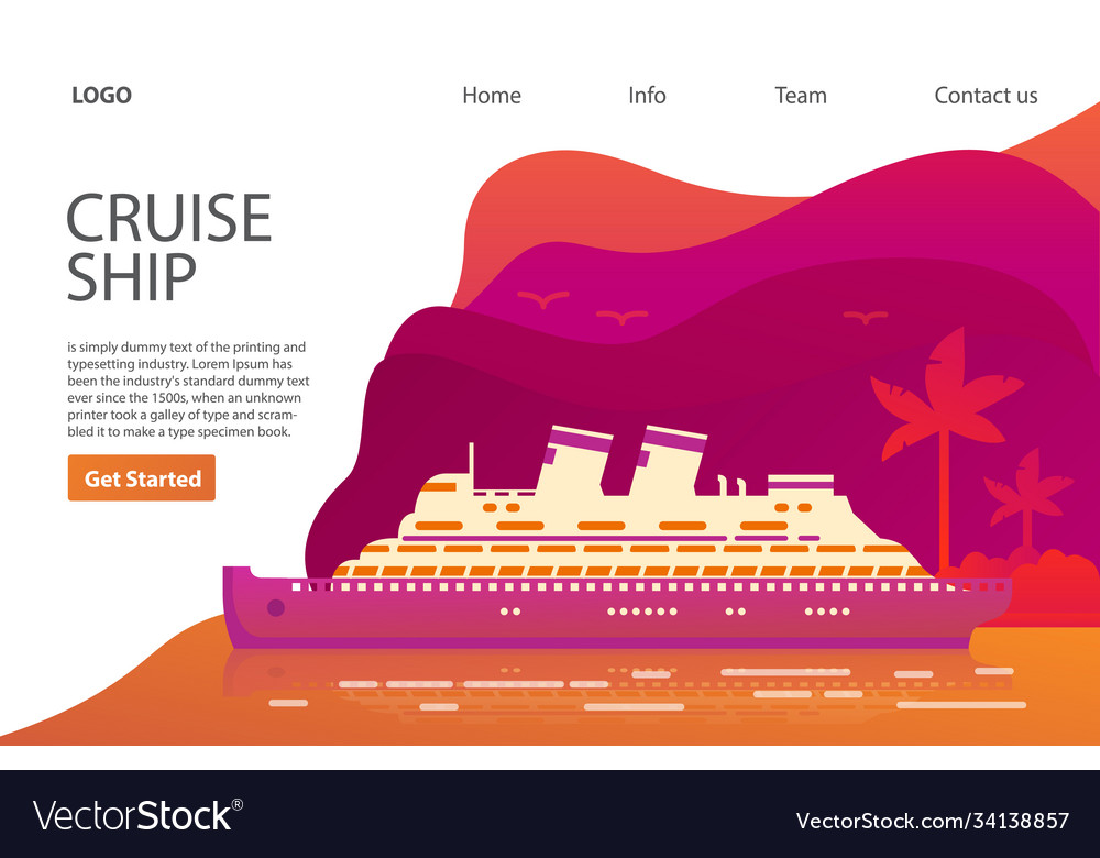 Cruise shiplanding page templateweb