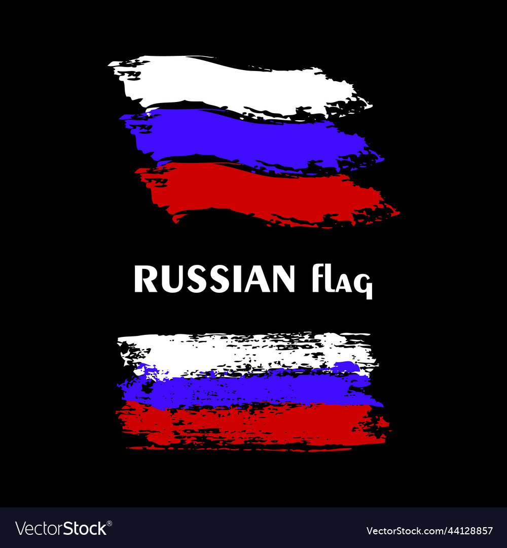 Russia Flag Grunge