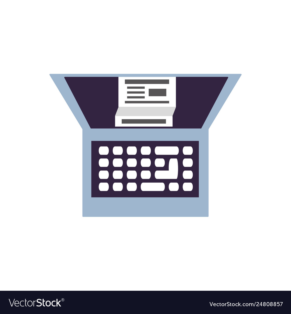 Laptop computer with document