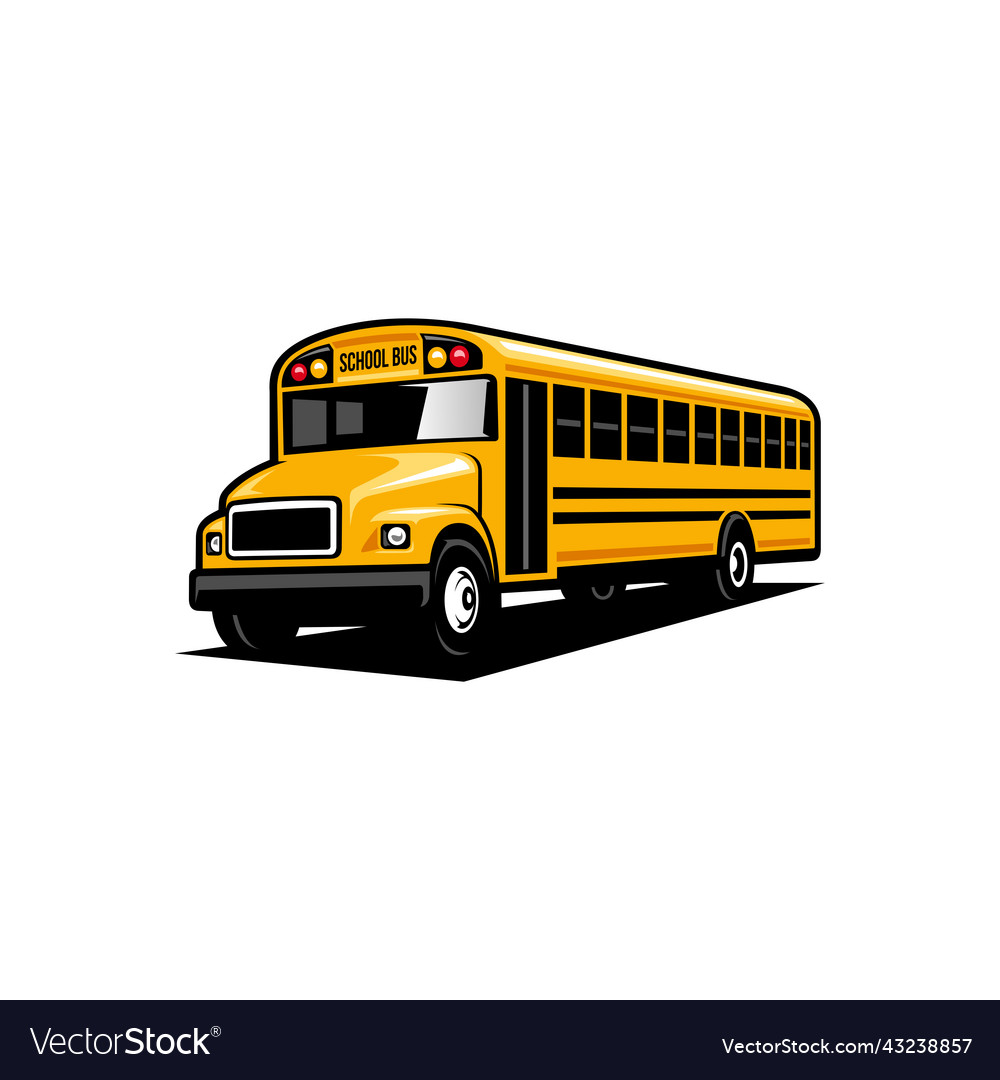 School bus Royalty Free Vector Image - VectorStock