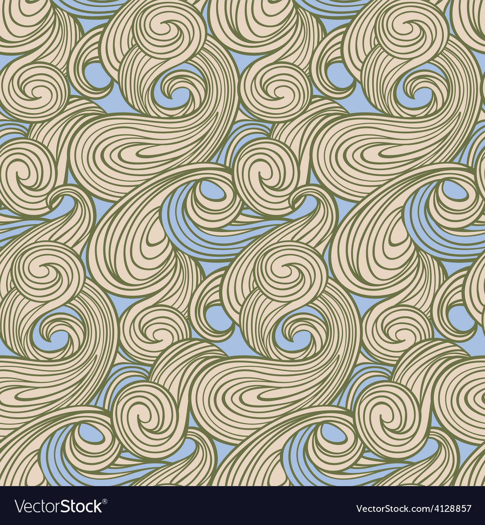 Seamless abstract wave pattern