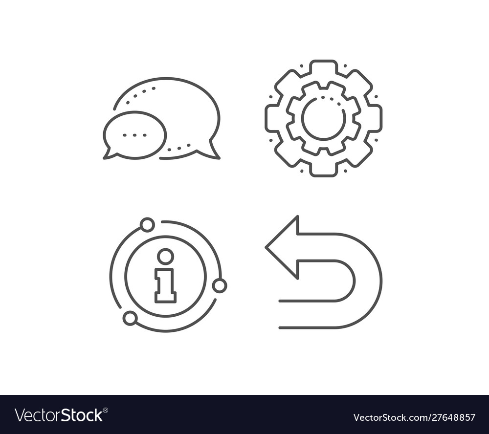 Undo arrow line icon left turn