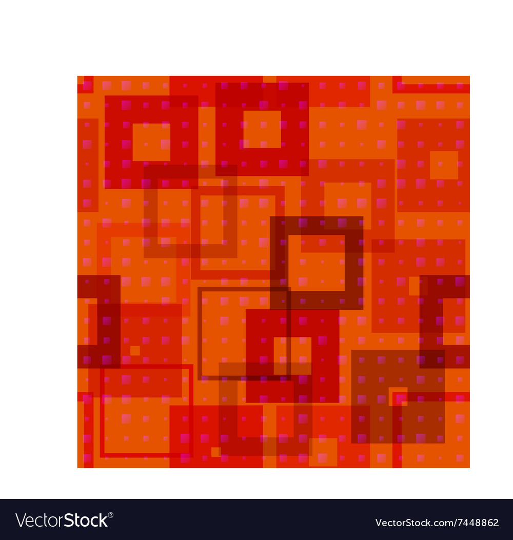 Abstract Geometric Red and Pink Pattern