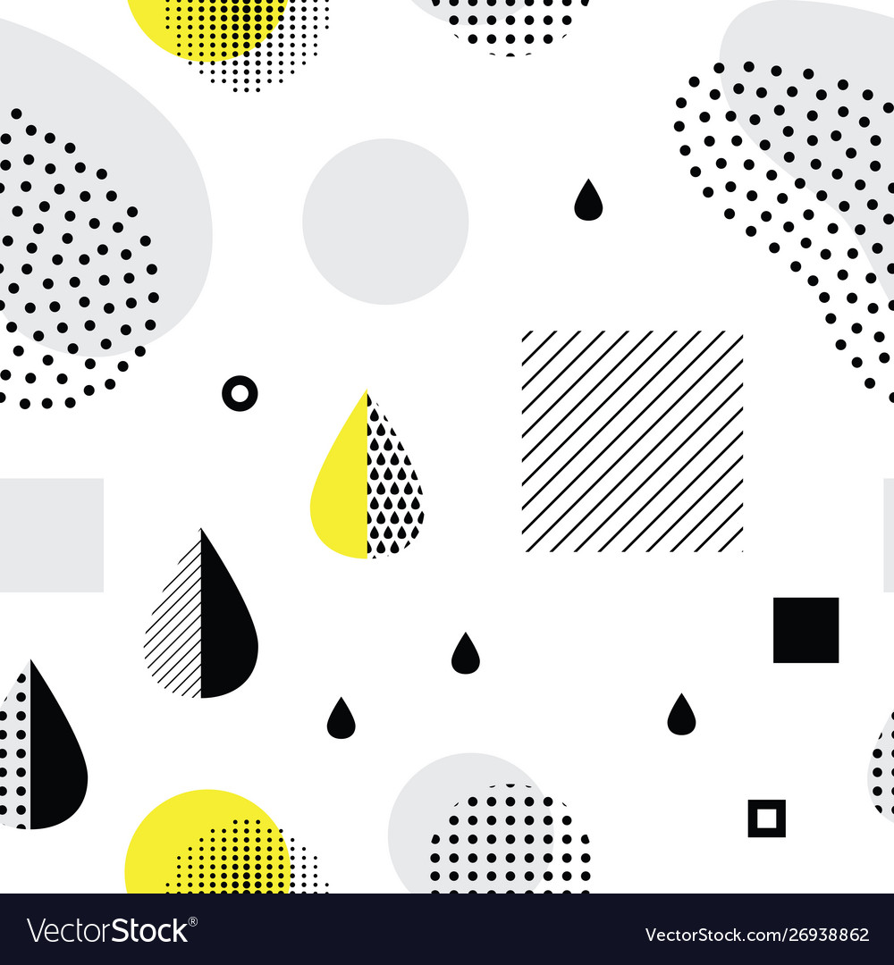 Abstract geometric seamless pattern with simple vector image Abstract geometric seamless pattern with simple