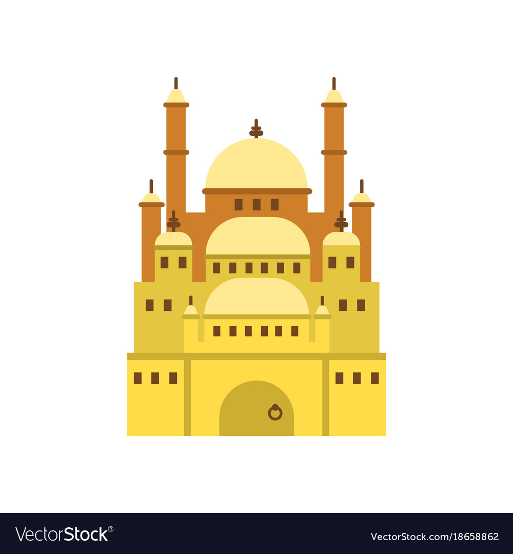 Cairo citadel ancient egypt symbol Royalty Free Vector Image