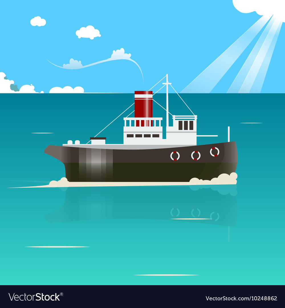 Download Fishing boat Royalty Free Vector Image - VectorStock