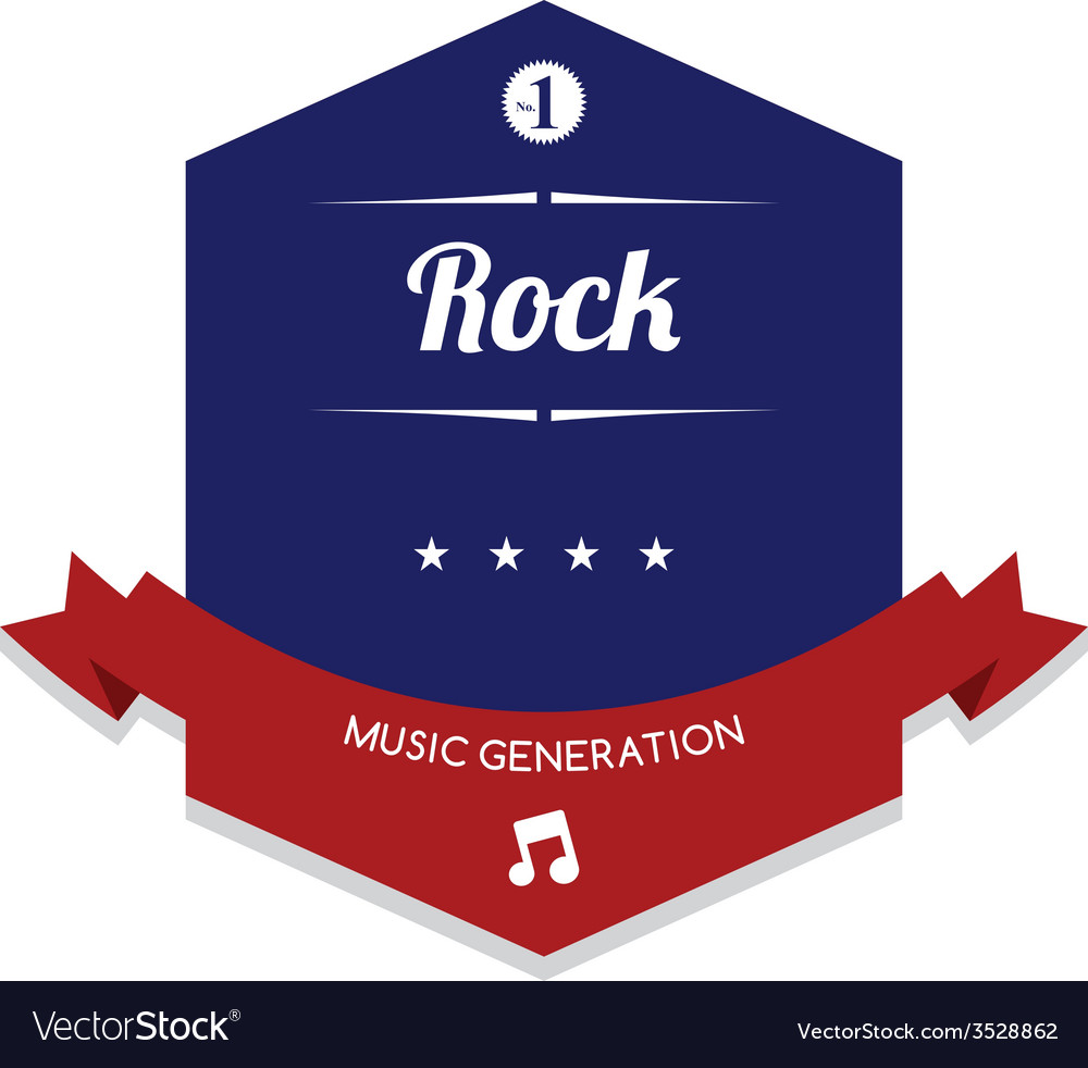 Music label sticker