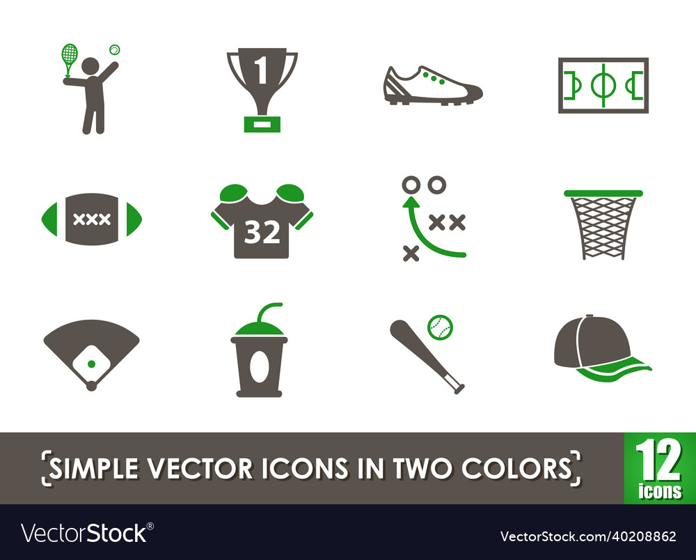 Sport einfache Icons