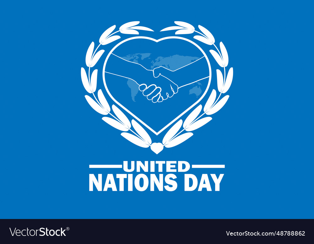 United nations day Royalty Free Vector Image VectorStock